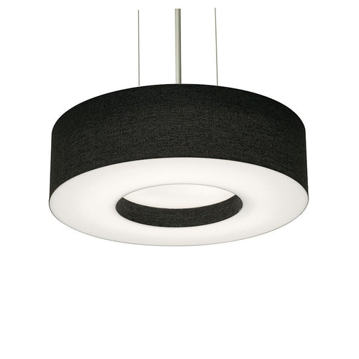 AFX Lighting Montclair 2 Light 12" Pendant, Nickel/Black/Black - MCP1214MBSN-BK