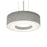 AFX Lighting Montclair 2 Light 12" Pendant, Nickel/Grey/Grey - MCP1214MBSN-GY