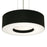 AFX Lighting Montclair 3 Light 15" Pendant, Nickel/Black/Black - MCP1524MBSN-BK