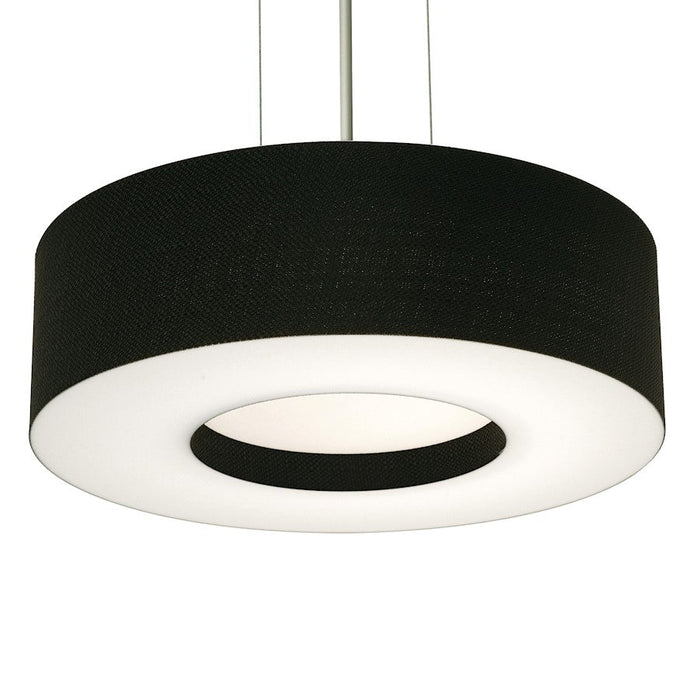 AFX Lighting Montclair 3 Light 15" Pendant, Nickel/Black/Black - MCP1524MBSN-BK