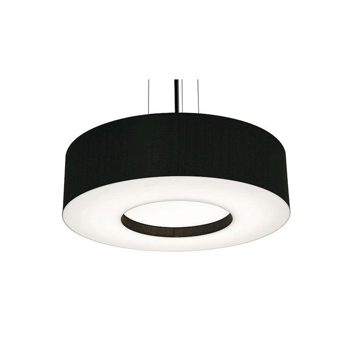 AFX Lighting Montclair 3 Lt 19'' Med Base Pendant, Black/White - MCP1932MBBK-BK