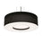 AFX Lighting Montclair 1 Lt 24" LED Pendant, NK/Black/White - MCP2432L5AJUDSN-BK