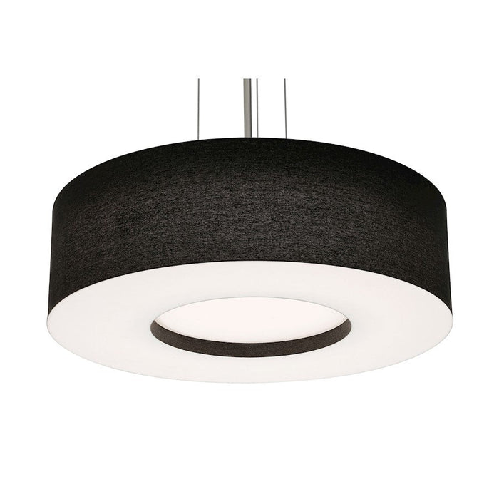 AFX Lighting Montclair 3 Lt 24'' Med Base Pendant, NK/Black/WH - MCP2432MBSN-BK