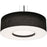 AFX Lighting Montclair 4 Lt 30'' Med Base Pendant, Black/White - MCP3044MBBK-BK