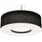 AFX Lighting Montclair 4 Lt 30'' Med Base Pendant, NK/Black/WH - MCP3044MBSN-BK