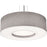 AFX Lighting Montclair 4 Lt 30'' Med Base Pendant, NK/Grey/WH - MCP3044MBSN-GY