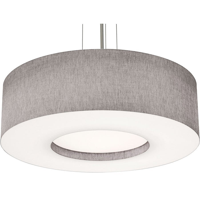 AFX Lighting Montclair 4 Lt 30'' Med Base Pendant, NK/Grey/WH - MCP3044MBSN-GY