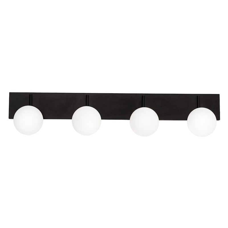 AFX Lighting Metropolitan 38" LED Vanity, Black, Black/White
