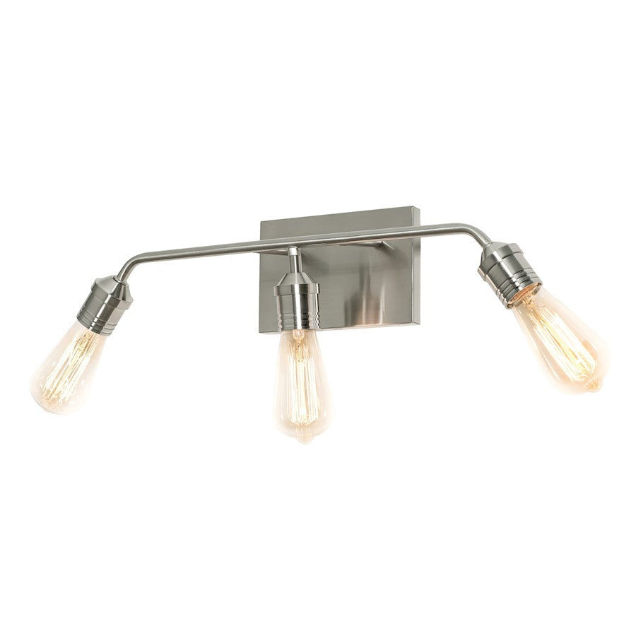 AFX Lighting Magnus 3 Light Vanity, Satin Nickel - MGNV2105MBSN