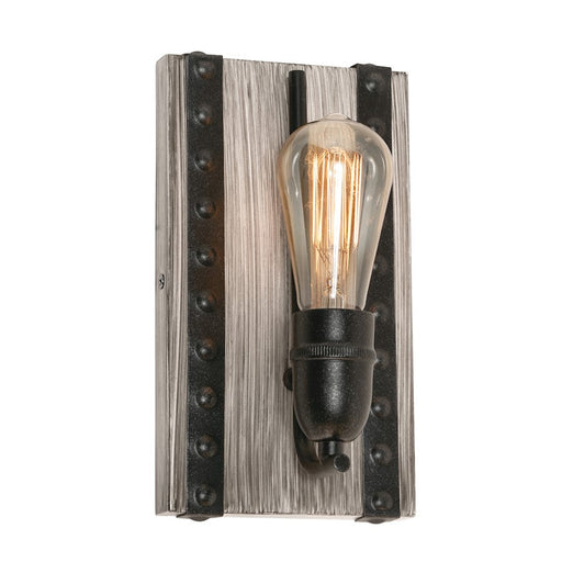 AFX Lighting Noah 9" Sconce, Distressed Grey - NOAS0509MBDG