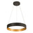 AFX Lighting Reveal LED Pendant, Black/Gold