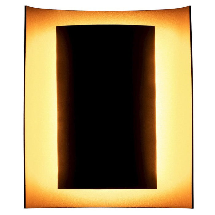 AFX Lighting Reveal LED Wall Sconce, Black/Gold