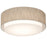 AFX Lighting Sanibel 2 Light 16" Flush Mount, Jute - SAF1614MB-JT