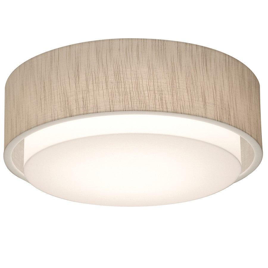 AFX Lighting Sanibel 2 Light 16" Flush Mount, Jute - SAF1614MB-JT