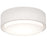 AFX Lighting Sanibel 2 Light 16" Flush Mount, Linen White - SAF1614MB-LW