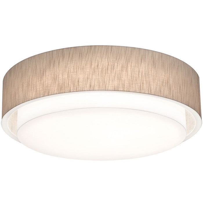 AFX Lighting Sanibel 1 Lt 32" LED Flush Mount, Jute/White - SAF3244L5AJUD-JT