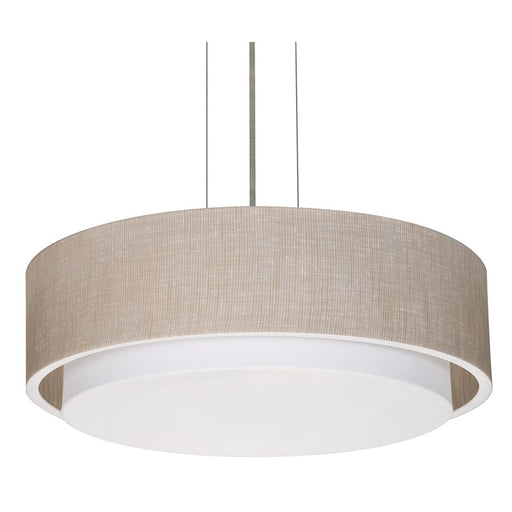 AFX Lighting Sanibel 1 Light 16" Pendant, Satin Nickel/Jute - SAP1614LAJUDSN-JT