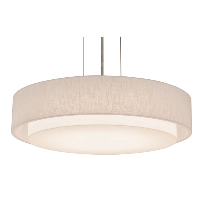 AFX Lighting Sanibel 16" LED Pendant, Satin Nickel - SAP1614LAJUDSN-LW