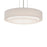 AFX Lighting Sanibel 18" LED Pendant, Satin Nickel - SAP1824LAJUDSN-LW