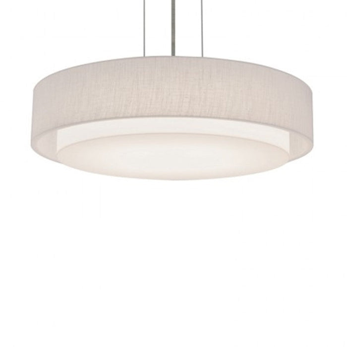 AFX Lighting Sanibel 18" LED Pendant, Satin Nickel - SAP1824LAJUDSN-LW