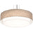 AFX Lighting Sanibel 1 Lt 32" LED Pendant, NK/Jute White - SAP3244L5AJUDSN-JT