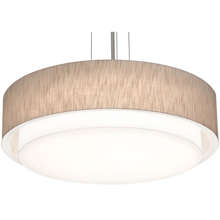 AFX Lighting Sanibel 1 Lt 32" LED Pendant, NK/Jute White - SAP3244L5AJUDSN-JT