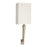 AFX Lighting Sheridan 9W LED Sconce, Champagne/Cream Linen - SHS061807LAJUDACLN