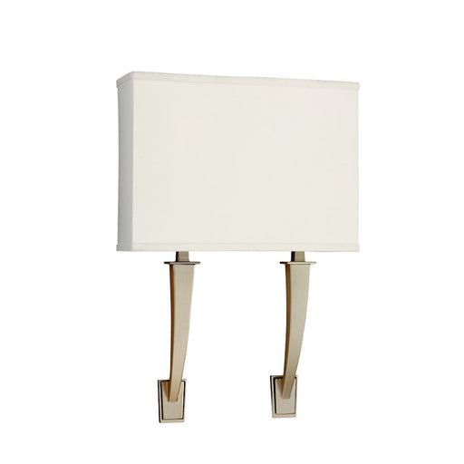 AFX Lighting Sheridan LED Sconce, Champagne/Cream Linen - SHS121814LAJUDACLN