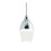 AFX Lighting London 1 Light 3" Pendant, Polished Nickel/Clear - SLDNP02L1-PN