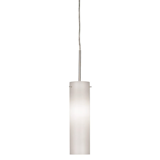 AFX Lighting Soho Pendant, Satin Nickel/White - SSP04MBSNWH