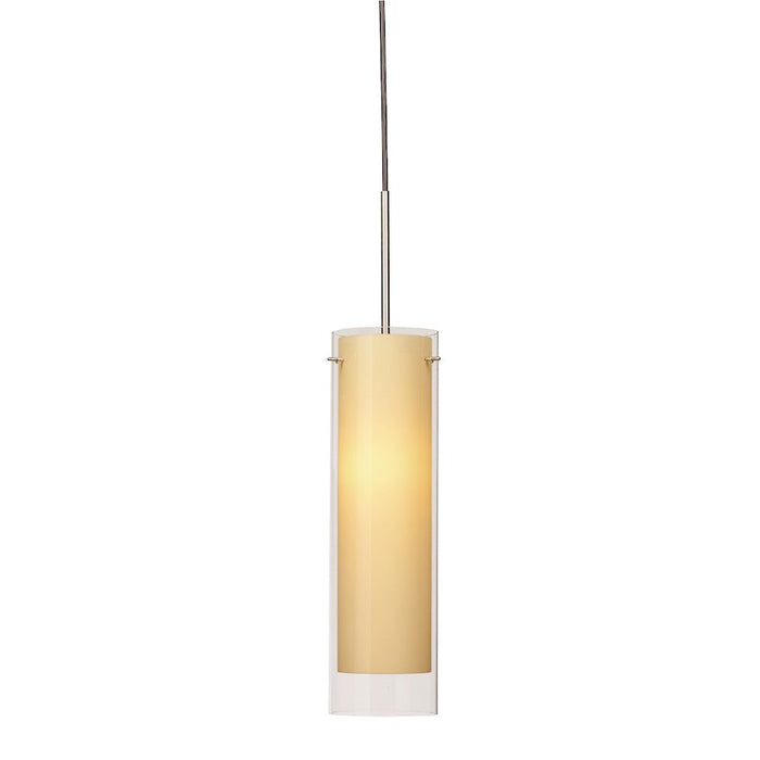 AFX Lighting View Pendant Satin Nickel/Cream - VIP05MBSNCR