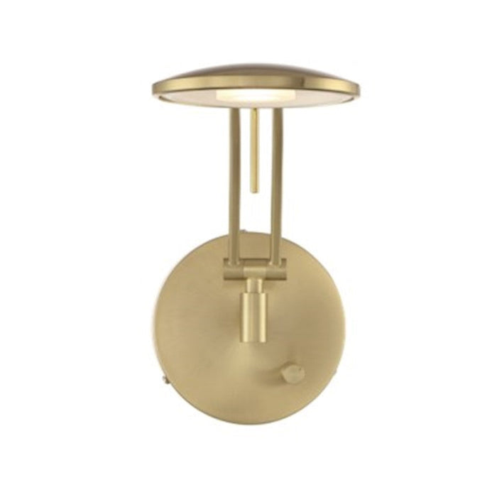 Arnsberg Dessau Turbo 22" Wall Sconce, Satin Brass - 225810108