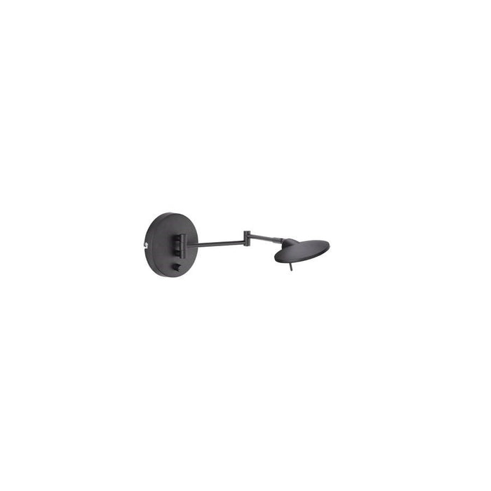 Arnsberg Dessau Turbo Wall Sconce, Museum Black - 225870135