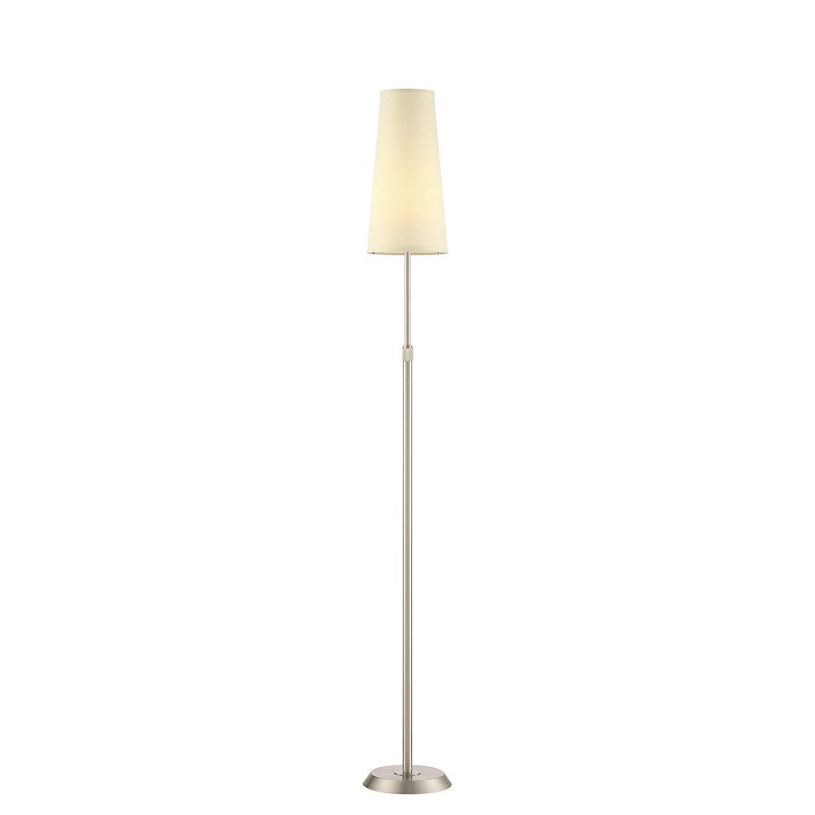 Arnsberg Attendorn 1 Light Floor Lamp, Satin Nickel - 409400107