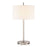 Arnsberg Hotel 2 Light Table Lamp, Satin Nickel - 511100207