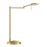 Arnsberg Dessau Turbo Swing Arm Table Lamp, Satin Brass - 525870108