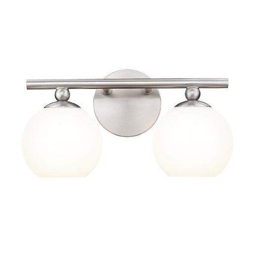 Z-Lite Neoma 2 Light Vanity, Brushed Nickel/Opal Etched - 1100-2V-BN