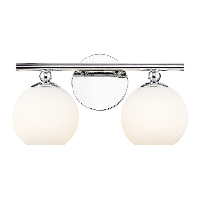 Z-Lite Neoma 2 Light Vanity, Chrome/Opal Etched - 1100-2V-CH