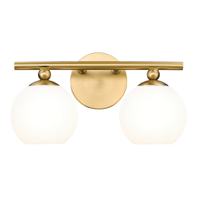 Z-Lite Neoma 2 Light Vanity, Modern Gold/Opal Etched - 1100-2V-MGLD