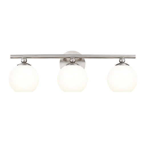 Z-Lite Neoma 3 Light Vanity, Brushed Nickel/Opal Etched - 1100-3V-BN