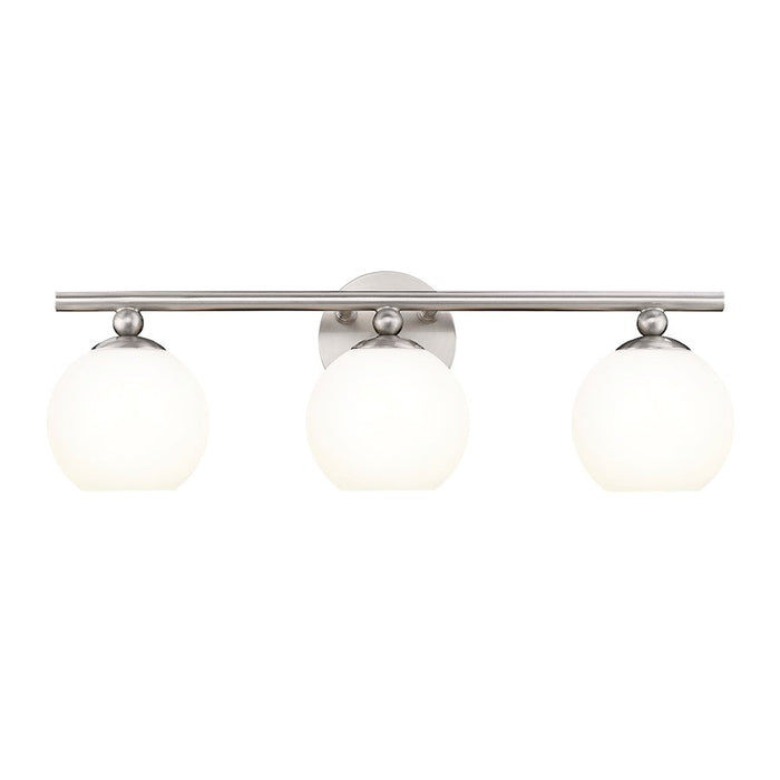 Z-Lite Neoma 3 Light Vanity, Brushed Nickel/Opal Etched - 1100-3V-BN