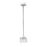 Z-Lite Rubicon 1 Light 4.25" Mini Pendant, Chrome, Clear - 1927MP-CH-LED