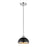 Z-Lite 1 Light Citadel 8" Mini Pendant, Chrome - 1930MP-MB-CH