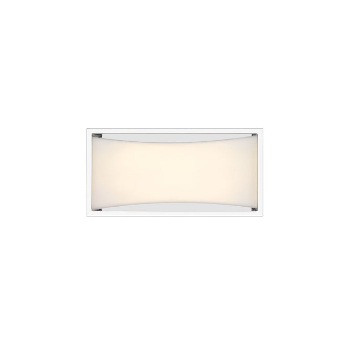 Z-Lite Baden 1 Light Wall Sconces, Frosted White