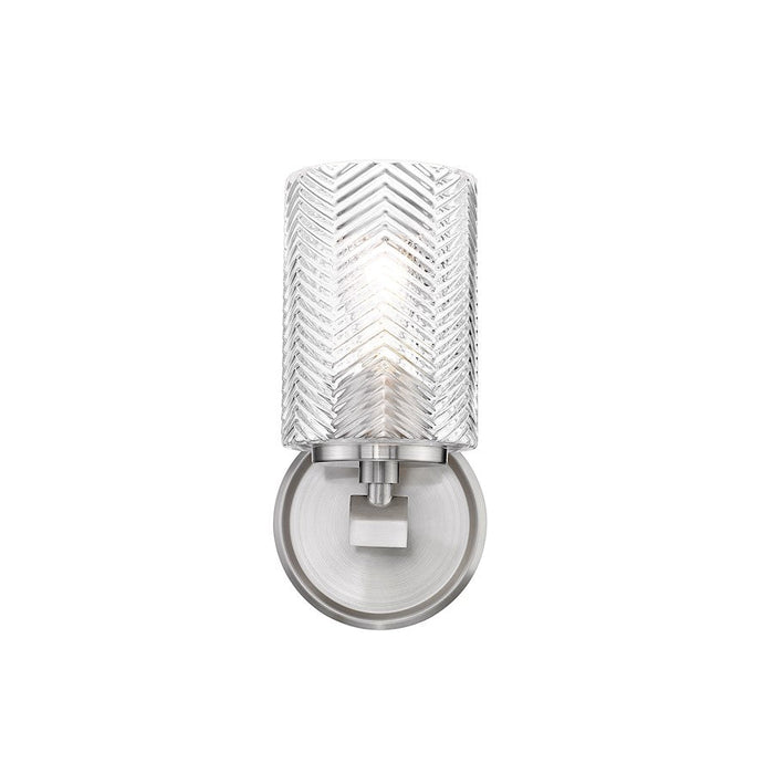 Z-Lite Dover Street 1 Light 9.5" Sconce, Clear