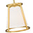 Z-Lite Lenyx 1 Light 10" Mini Pendant, Rubbed Brass/White