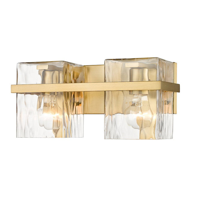 Z-Lite Bennington 2 Light Vanity, Modern Gold/Clear - 1938-2V-MGLD