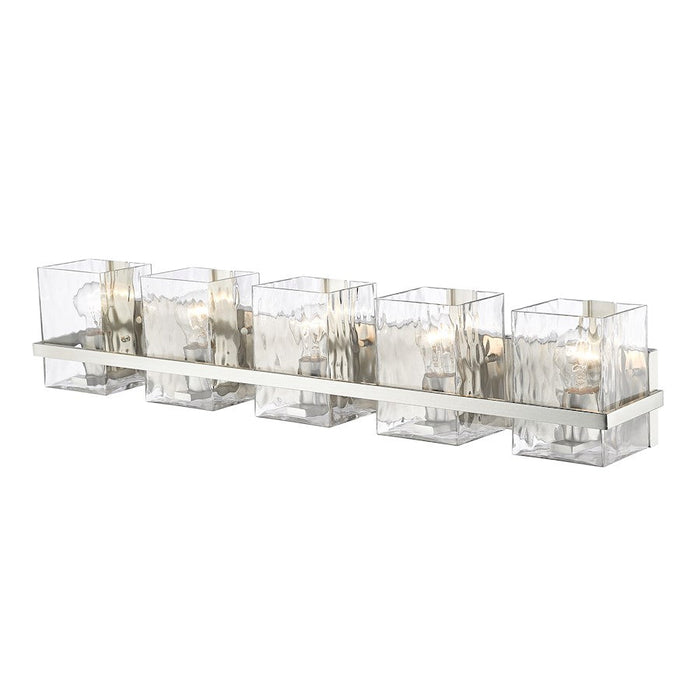 Z-Lite Bennington 5 Light Vanity, Clear