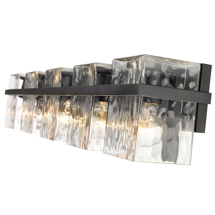 Z-Lite Bennington 5 Light Vanity, Clear