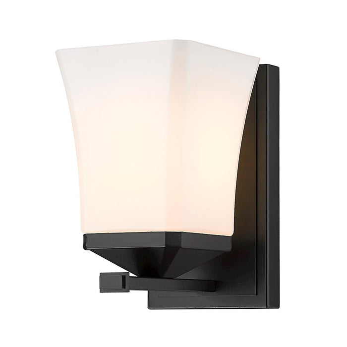 Z-Lite Darcy 1 Light Wall Sconce, Etched Opal